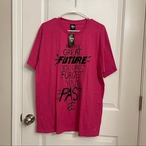 COPY - Authentic Stussy Great Future Tee Pink Size L